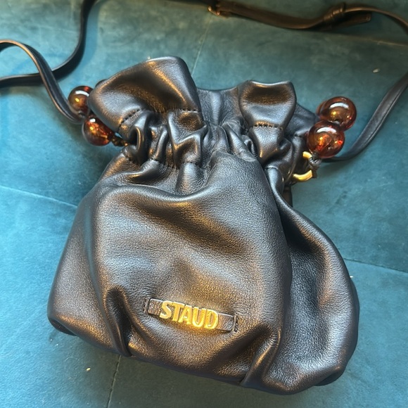 Staud Black Grace Top Handle bag - Picture 3 of 5